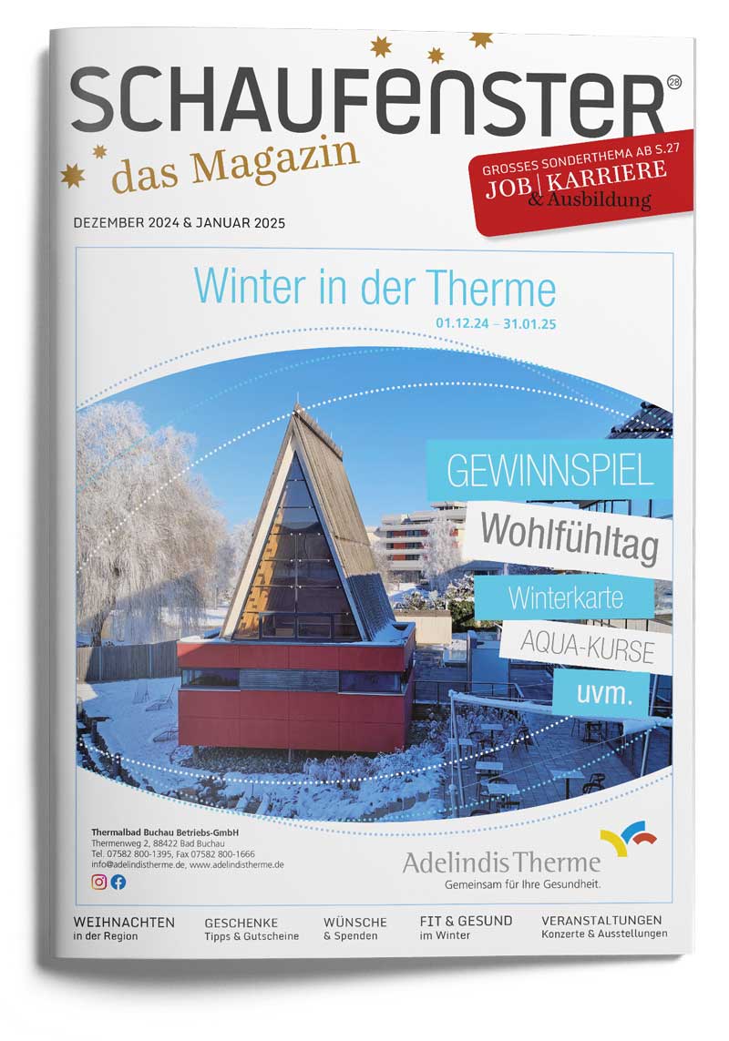 Titelbild Schaufenster Magazin Dezember 24 - Januar 2025