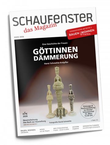 Titelbild Schaufenster Magazin schräg